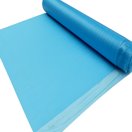 UEPE 42 UEPE – floor underlay with blue laminate. Available in various roll sizes and thicknesses