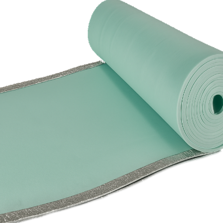 UEPE 44 UEPE - floor underlay with clear laminate. Available in various roll sizes and thicknesses